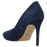 Wojas Navy Blue Leather High Heels | 738660
