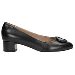 Wojas Black Leather Heels | 9290-51