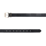 Wojas Black Leather Belt | 9966-51