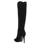 Wojas Black Leather Knee High Boots | 966361