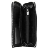 Wojas Crocodile Embossed Leather Zip Around Wallet | 995351