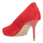 Wojas Red Leather High Heels | 3503065