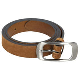 Wojas Women's Light Brown Nubuck Leather Belt | 93007-63