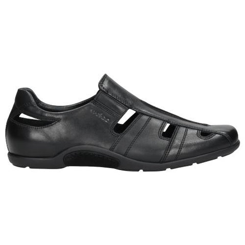 Wojas Black Leather Sandals - Sneakers | 906351