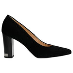 Wojas Black Leather High Heels | 35045-61