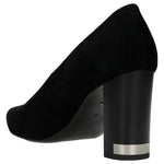 Wojas Black Leather High Heels | 35045-61