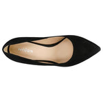 Wojas Black Leather High Heels | 35045-61