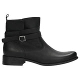 Wojas Black Leather Ankle Boots | 5506751