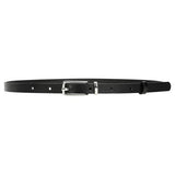 Wojas Women's Thin Black Leather Belt | 9301051