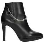 Wojas Black Leather Insulated High-Heels | 5502151
