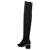 Wojas Black Leather Knee High Boots | 7100881