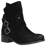 Wojas Black Leather Ankle Boots | 5504061