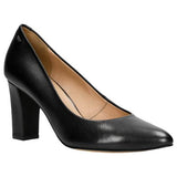 Wojas Black Leather High Heels | 3505551