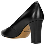 Wojas Black Leather High Heels | 3505551
