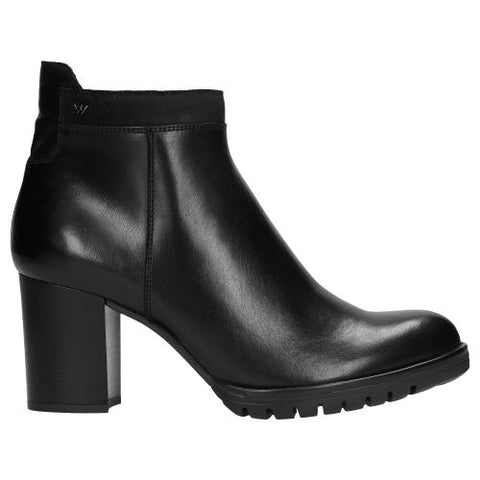 Wojas Black Leather Insulated Ankle Boots | 5506271