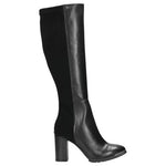 Wojas Black Leather Knee High Boots | 7101281