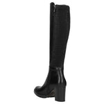 Wojas Black Leather Knee High Boots | 7101481