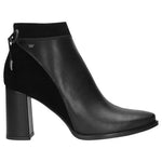 Wojas Black Leather Ankle Boots witch Cute Lace on Back | 5507471