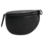 Wojas Black Leather Belt Bag | 8009951