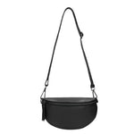 Wojas Black Leather Belt Bag | 8009951