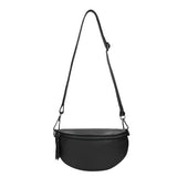 Wojas Black Leather Belt Bag | 8009951