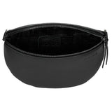 Wojas Black Leather Belt Bag | 8009951