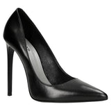 Wojas Black Leather High Heels | 3505351