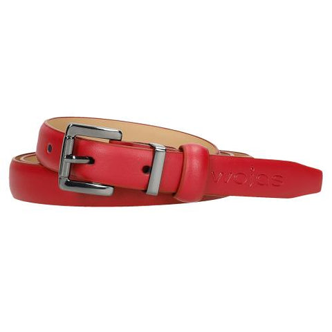 Wojas Women's Dark Pink Leather Belt | 9302155