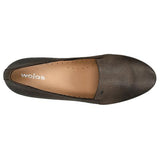 Wojas Dark Brown Leather Ballet Flats | 4500362