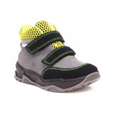 Bartek Boys' Gray & Neon Ankle Waterproof Sneakers | 7091-77GS