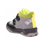 Bartek Boys' Gray & Neon Ankle Waterproof Sneakers | 7091-77GS