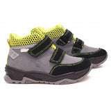 Bartek Boys' Gray & Neon Ankle Waterproof Sneakers | 7091-77GS