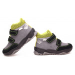 Bartek Boys' Gray & Neon Ankle Waterproof Sneakers | 7091-77GS