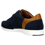 Wojas Dark Blue and Light Brown Leather Sneakers | 1009276