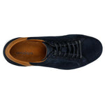 Wojas Dark Blue and Light Brown Leather Sneakers | 1009276