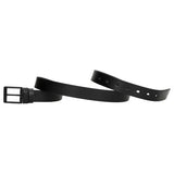 Wojas Black Leather Belt with Black Backle | 9304851
