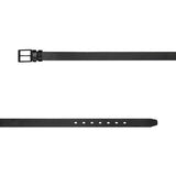 Wojas Black Leather Belt with Black Backle | 9304851