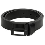 Wojas Black Leather Belt with Black Backle | 9304851