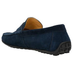 Wojas Dark Blue Leather Loafers | 10116-66