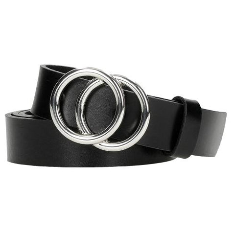 Wojas Women's Black Leather Belt | 93045-51