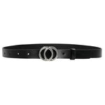 Wojas Women's Black Leather Belt | 93045-51