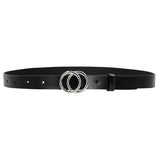 Wojas Women's Black Leather Belt | 93045-51