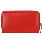 Wojas Red Leather Zip Around Wallet | 91012-55