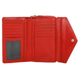 Wojas Red Leather Zip Around Wallet | 91012-55