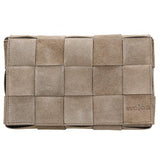 Wojas Beige Velour Leather Crossbody Bag | 80123-63
