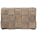 Wojas Beige Velour Leather Crossbody Bag | 80123-63