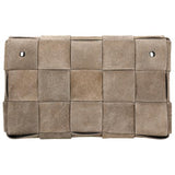 Wojas Beige Velour Leather Crossbody Bag | 80123-63