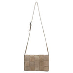Wojas Beige Velour Leather Crossbody Bag | 80123-63