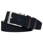 Wojas Dark Blue Leather Belt | 9303726