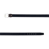 Wojas Dark Blue Leather Belt | 9303726